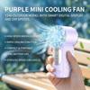 Ultra-Long Battery Life Ice-Cooling Handheld Fan Rechargeable Mini Fan for 5V/1A/2000mAh Summer