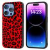 Чехол для iPhone 16 Pro Max с леопардовым узором, задняя крышка для телефона из ПУ+ТПУ