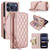 Luxury Crossbody Wallet Leather Cards Holder Case for IPhone 18 Pro Max 17 16 15 14 13 12 11 Shockproof Stand Bag Pocket Cover