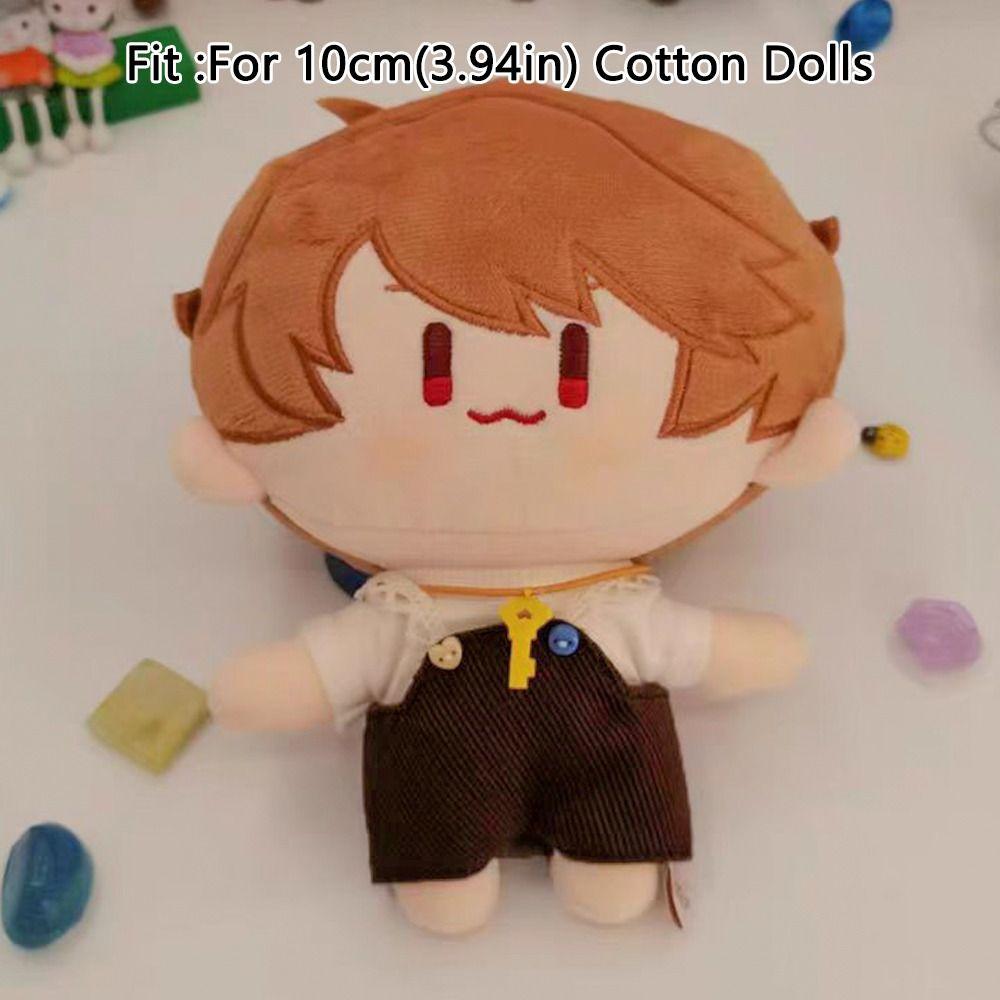 Handmade Doll Rompers Outfits Multi-colors Doll Clothes Doll Pants T-shirt  For 10cm Cotton Dolls