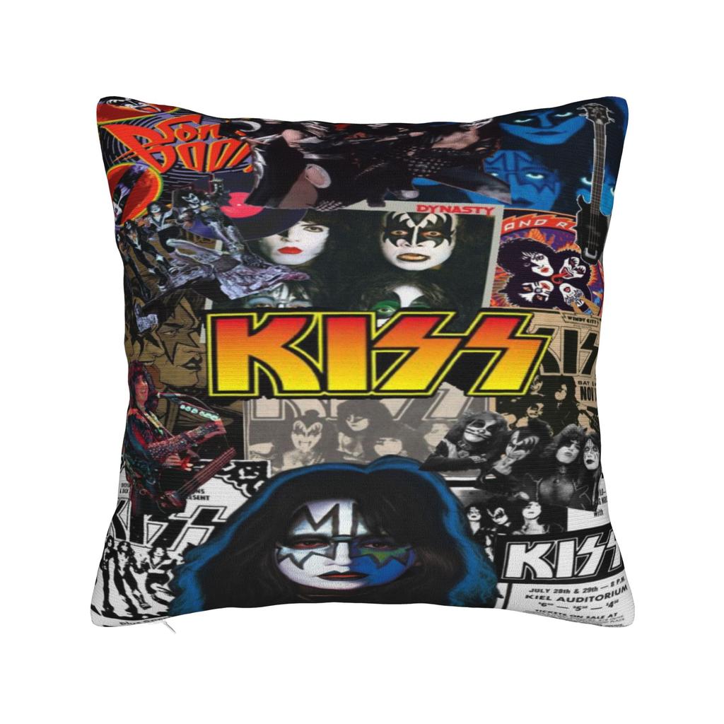 Home Decoration Spaceman Ace Frehley Kiss Band Pillowcases Stuff Pillow Covers Square Multiple Sizes