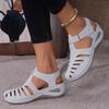 New Women's Peep-Toe Ankle Strap Sandals Summer Block Heel Fashion Shoes