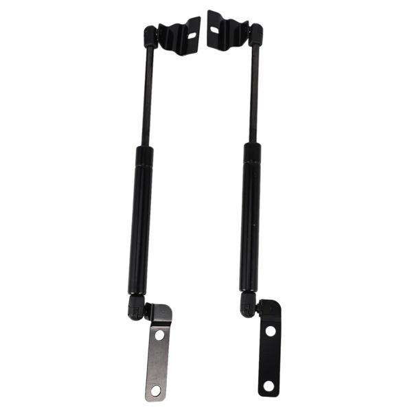 Набор из 2 черных металлических опорных стоек капота для автомобиля