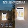 Solar Powered Outdoor Motion Sensor Wall Light IP65 Waterproof Tungsten Wall Lamp With 3 Lighting Modes For House Porch Deck