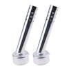2 Pieces 48mm Motorcycle Angled Muffler Exhaust Insert Baffle