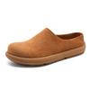 Fashion Fashion Slippers for Men Classic Suede Men Mules Shoes Leather Potato Shoes Handmade Beach Slides Leisure Walk Male Lazy Flats