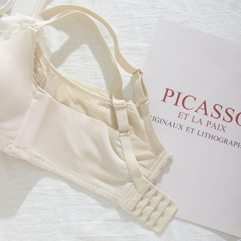 Удобное собирающееся нижнее белье с шелковой подкладкой, не оставляющее следов, тонкая секция без бюстгальтера со стальным кольцом