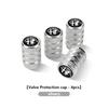 Hub Caps 4Pcs Car LOGO Tire Valve Cap Waterproof Auto Accessories For Alfa Romeo Giulietta GT 159 147 156 Mito Brera Giulia SpidEP3 