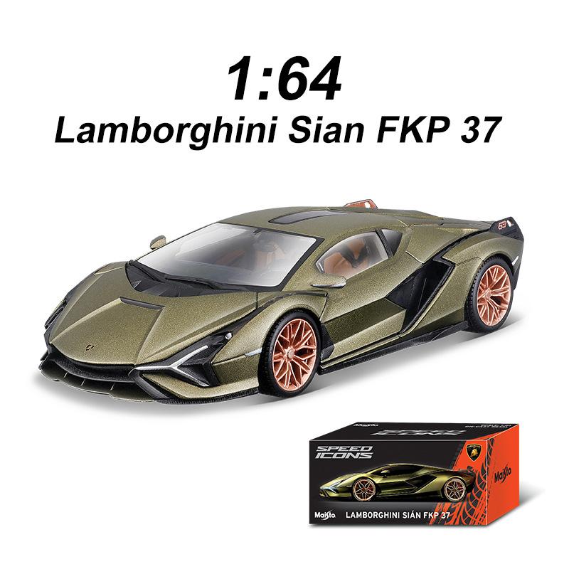 Новинка в наличии Maisto 1:64 Феррари Sf90 Stradale Алюминиевая Миниатюрная Литая Модель Lamborghini Sian Fkp 37 Игрушечная Машинка Детский Рождественский Подарок