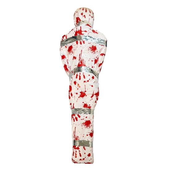 60-дюймовый подвесной труп, реквизит мертвой жертвы, страшный поддельный труп в мешке, надувной подвесной мертвец для Хэллоуина, декор дома с привидениями для помещений и улицы