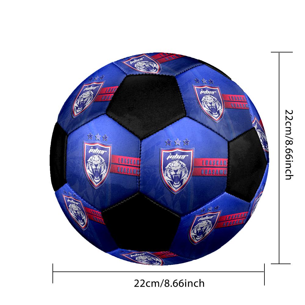 РАЗМЕР 5 Футбольный мяч Johor DT Цветной Для всех возрастов Машинная строчка ПВХ Готов к соревнованиям Прочный Высокий отскок
