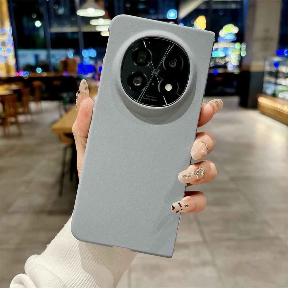 Минималистичный однотонный ультратонкий силиконовый чехол для телефона VIVO X Fold 5 3 с матовым покрытием, противоударная защитная жесткая задняя крышка из ПК