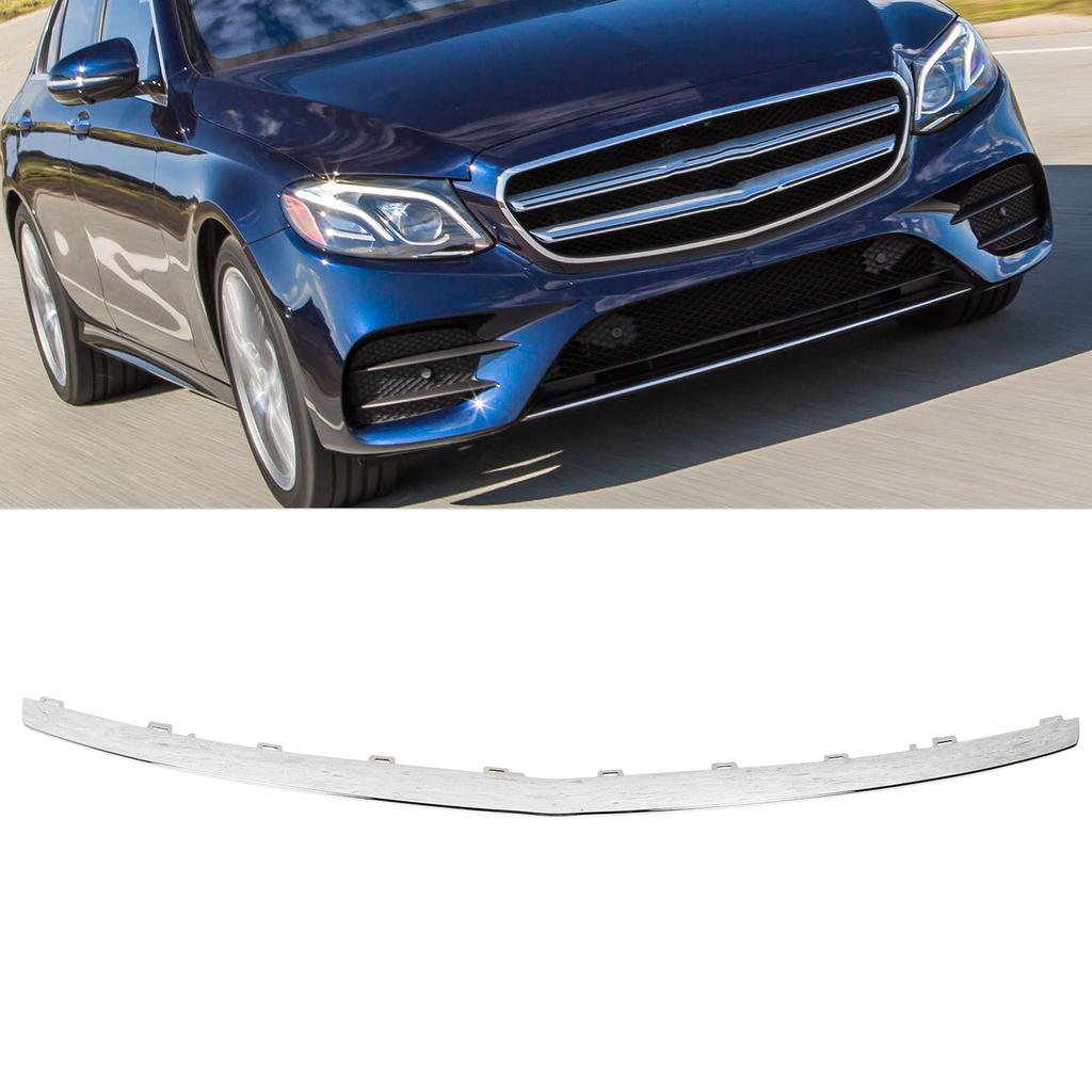 Замена накладки нижней части переднего бампера для E-Class W213 Line Дорестайлинг 2017–2020