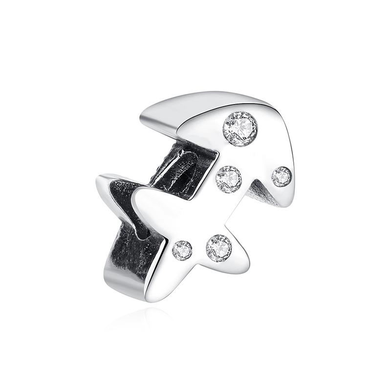 Original 925 Silver Charms Beads 12 Zodiac A-Z Letters Virgo Aries Fit Pan Bracelets Necklaces Jewelry For Women