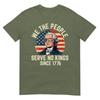 4th Of July No King In Usa 1776 Patriotic American Flag Tshirt