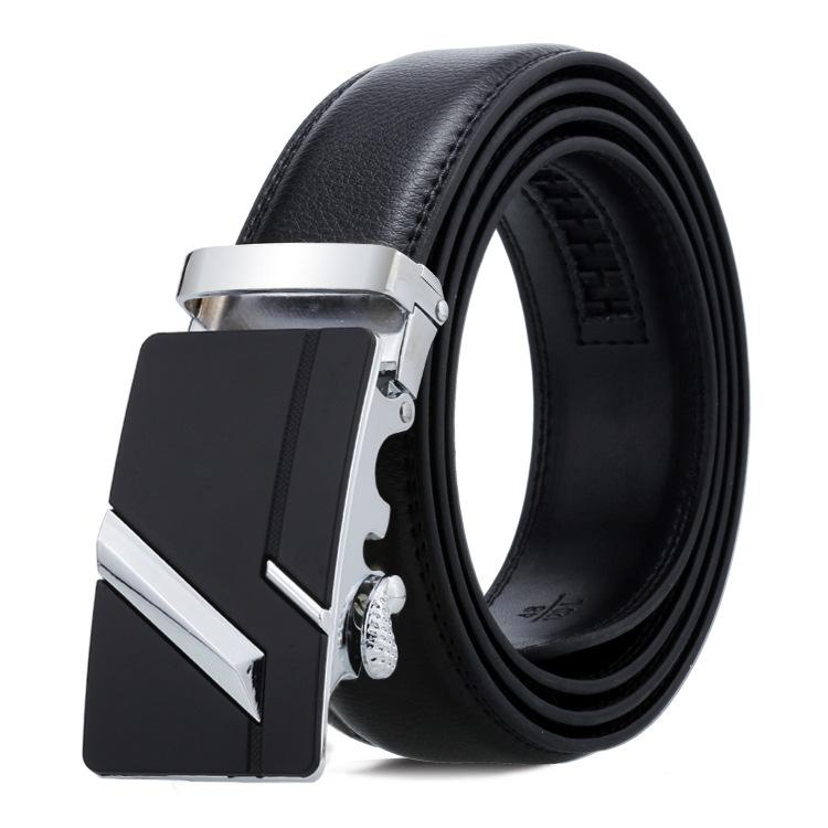 Mary Men's Leather Belt Casual Men's Comfort Click Belt Business Soft Cowhide Pant