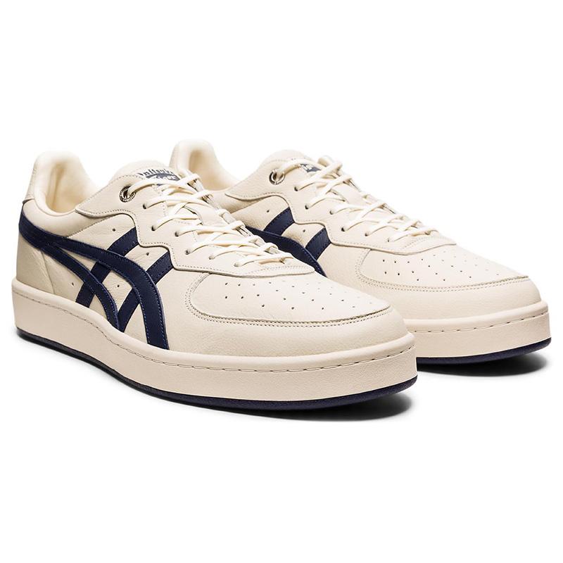 ONITSUKA TIGER GSM SD Oatmeal Peacoat унисекс кроссовки кремовые 1183A803-200