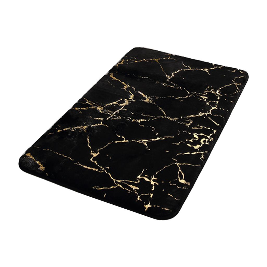 Marbling Bath Mat 16 X 24 Inch Soft Floor Rug Non Slip Water Absorbent Door Mat Shower Rug Machine Washable Bathroom Rug Carpet