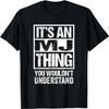 It's An MJ Thing You Wouldn't Understand First Name T-Shirt