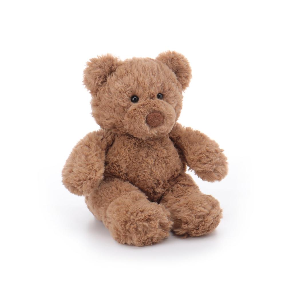 Apricot Lamb Coffee Bear Plush Toy for Soft and Cute Fluffy Coffee Bear for Girls and 20cm Kids, Boys,