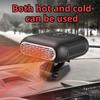12V Автомобильный обогреватель Портативный размораживатель отпотеватель для жаркой холодной погоды Быстрый нагрев Регулируемый Универсальная посадка Чистые окна Автомобильные инструменты