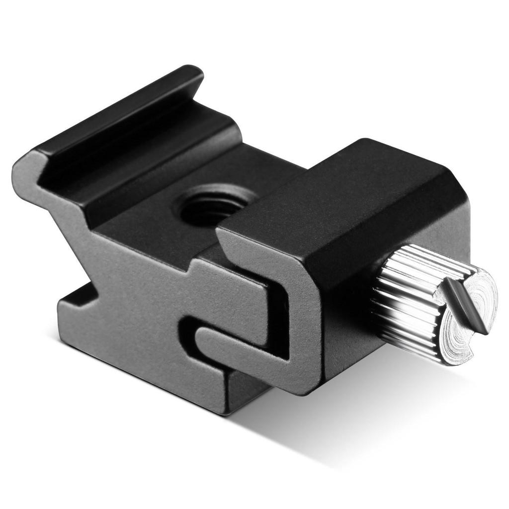 Регулируемый цельнометаллический адаптер для стойки вспышки «холодный башмак» с винтом 1/4