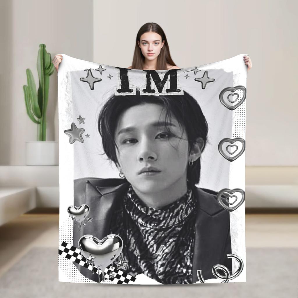 Jooheon Hyungwon Wonho Minhyuk Kihyun IM Blanket Summer Winter Monster Brand Soft Throw Blankets for Bed Outdoor Bedding Throws