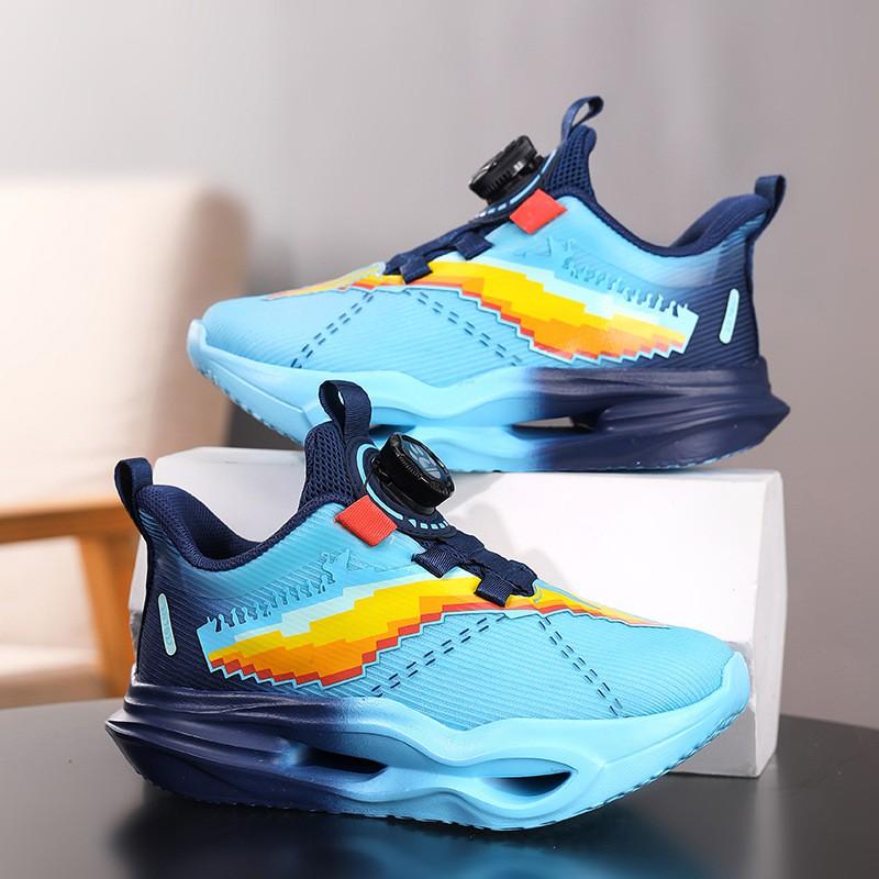 Boys Running Shoes Kids Lightweight Breathable Mesh Sneakers Fall Outdoor Play School
