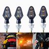 2Pcs Led Motorbike Lampe LED Indicators Light LED Turn Signal Light Super Bright Amber Blinker Motorcycle Universal Mini Lamp