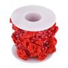 10м рулон искусственных бусин из жемчуга в виде розы гирлянда из проволоки своими руками свадебное украшение(красный)