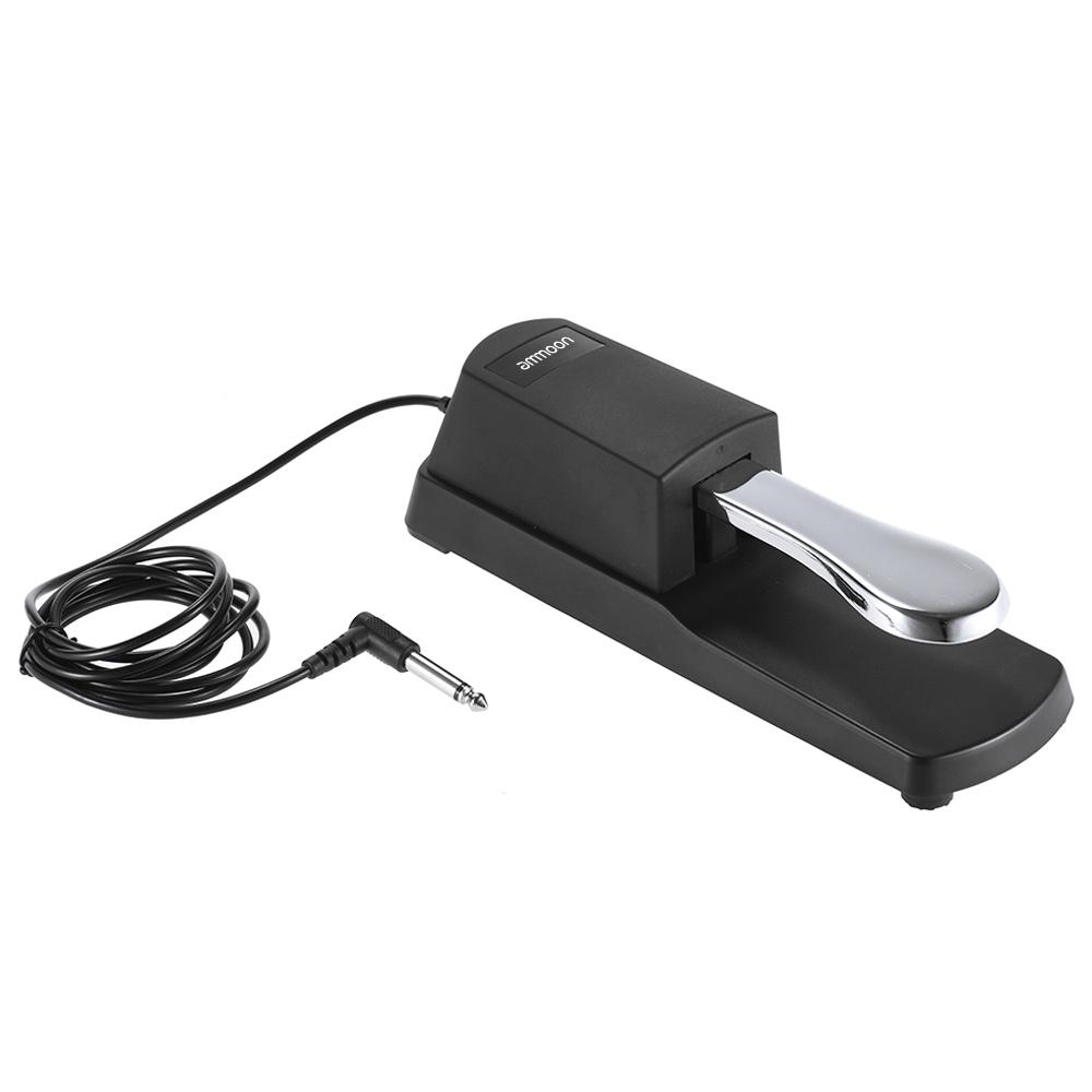 Ammoon Universal Sustain Pedal for Digital Piano Electronic Keyboard Sustain Foot Pedal with