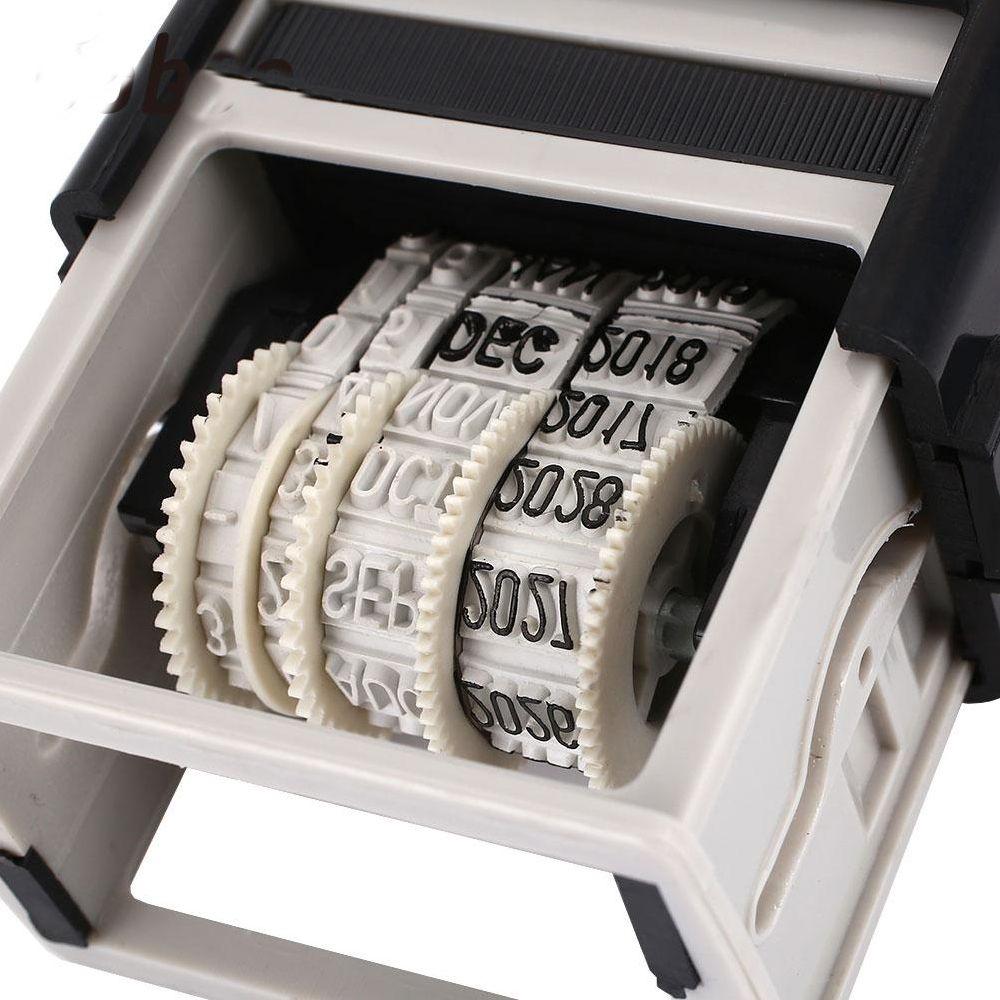 Канцелярские товары DIY квадратные чернила штамп с датой английские печати многоцветный пластик