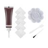1 Set Faux Leather Repair Kit with Coloring Gel Accessories Professional Car Seat Sofa Jacket Handbag Shoes Scratch Repair Refurbishment Kit
