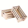 1pc S/M/L Wooden Desktop Cosmetics&sundries Storage basket,Rustic Style Storage Wooden Box for Home&dormitory Organization.