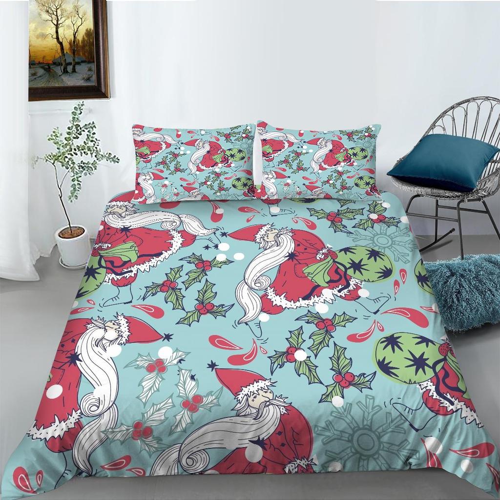 Комплект пододеяльников, домашнее постельное белье, уникальный дизайн, рождественский домашний текстиль, комплект одеял высокого качества