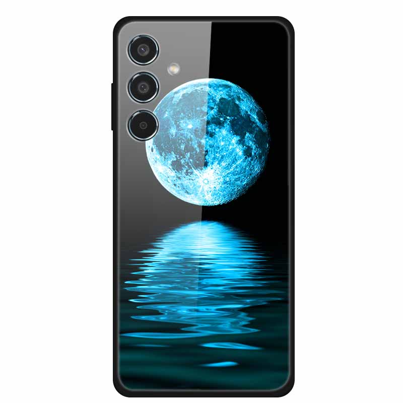 Tempered Glass Case For Samsung S25 Plus Case S 25 Plus Hard Back Cover For Samsung Galaxy A16 M55 A55 Phone Case Soft Bumper