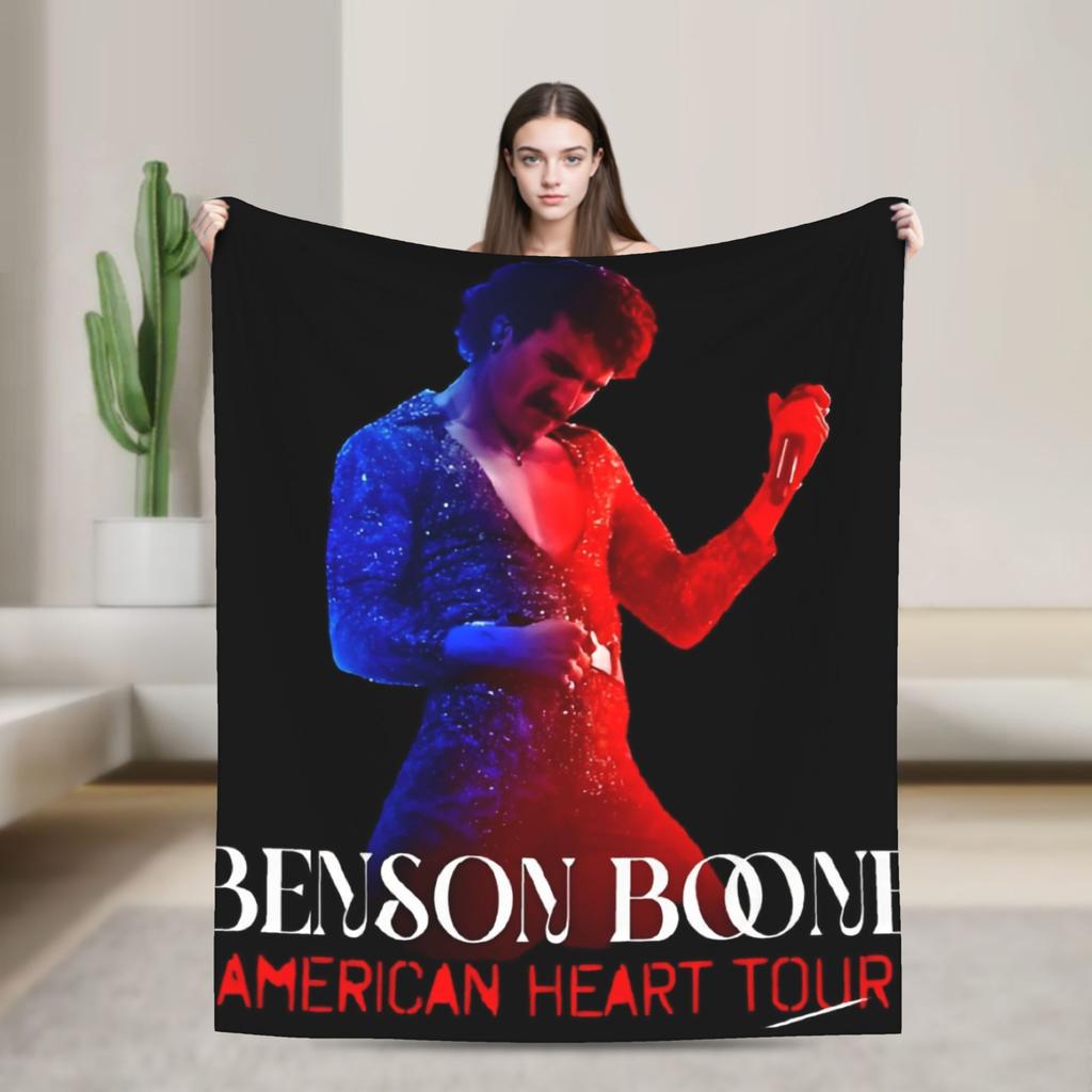 Benson Boone Sunflowe Warm Soft Blanket  Decorative Plush Bedding Throws Graphic Couch Bed Flannel Bedspread Sofa Bed Cover