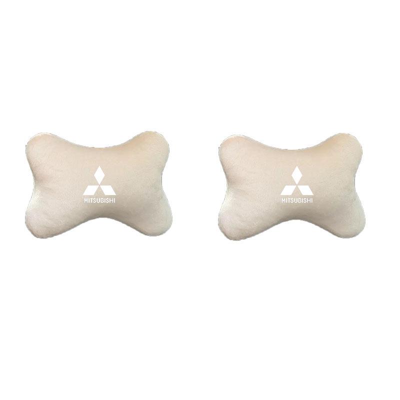 pdsh9 For Mitsubishi ASX Chaveiro Lancer Outlander Pajero EX Car Neck Pillow Headrest Belt Shoulder Pads Auto Accessories
