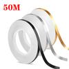 50M Tile Beauty Seam Stickers Tape 0.5 Width Self-Adhesive Floor Waterproof Wall Gap Sealing Foil Decor StripTape for Room