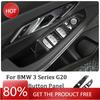 BAAU1 2025 Hot For BMW 3 Series G20 2020-2024 Car Front Door Armrest Window Switch Panel Trim Protect Accessories Auto Inner Door Hand