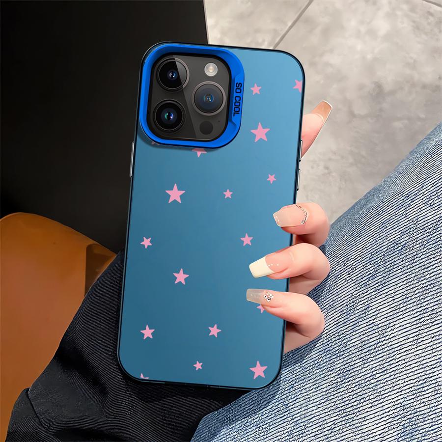 Чехол для телефона для iPhone 17 Pro Max 14 Plus 11 13 Air 12 Pro 16 15 Милый Простой Звезды