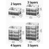 Drawer Jewelry Makeup Storage Box Large Capacity Transparent Makeup Storage Box Multi-layer Multi-functional Desktop Organizer