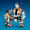 450 Piece Mecha Building Block Kit Titan Action Figure with Interactive Shooting Function and Poseable Design for Display and Play
