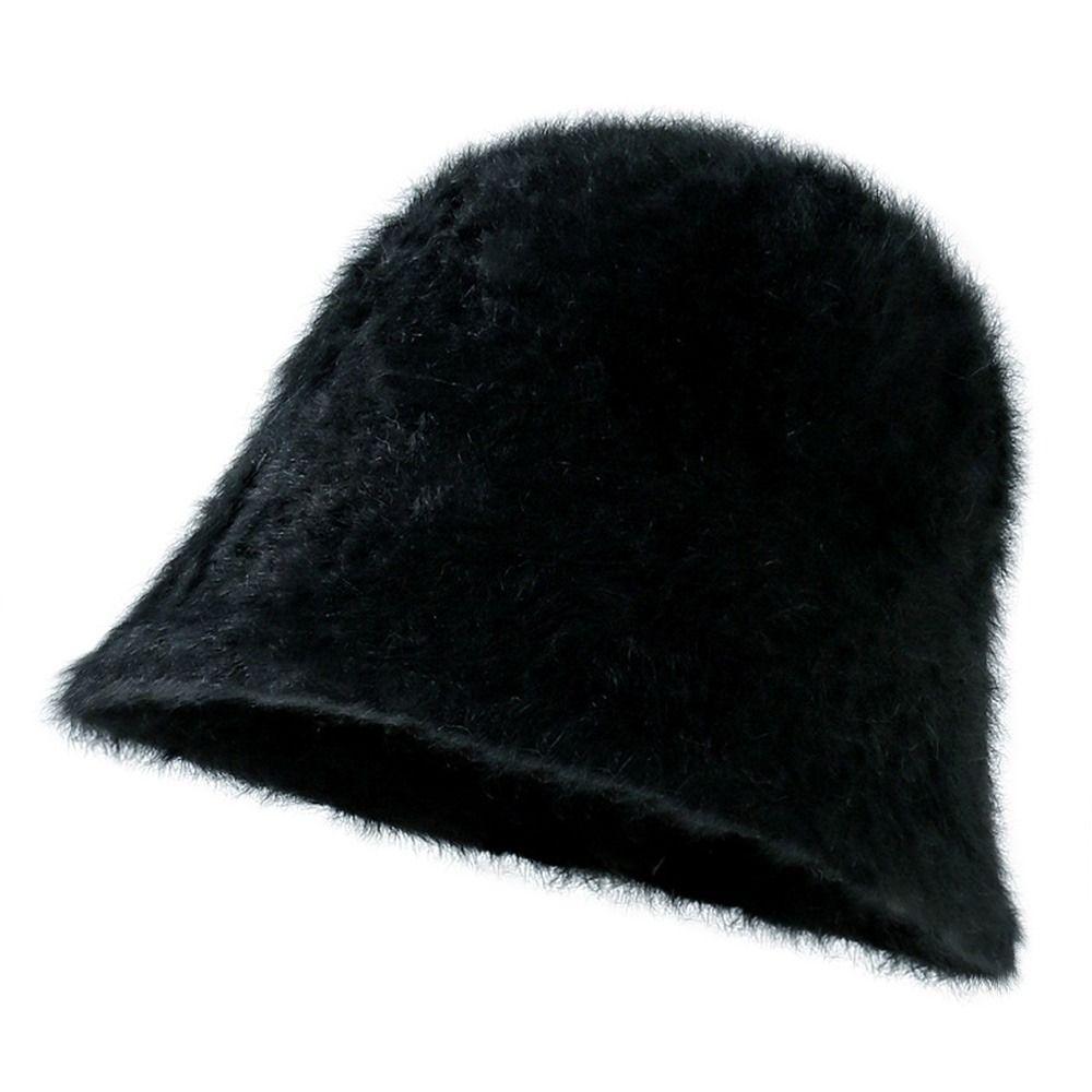 Плюшевая кепка рыбака, меховая панама, плюшевая шляпа-ведро для женщин
