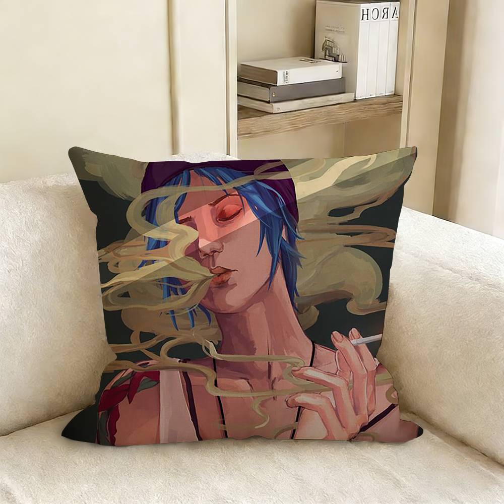 Game L-Life Is S-Strange Pillow Case Living Room Sofa Cushion Cover Suitable For Home Bedroom Room Decoration