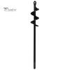 Tent Stakes Ground Auger Drill Bit 17.7 Inch Extended Helix Earth Stakes Heavy-Duty Ground Stakes for Wind Resistance Metal Shed Stakes for Camping
