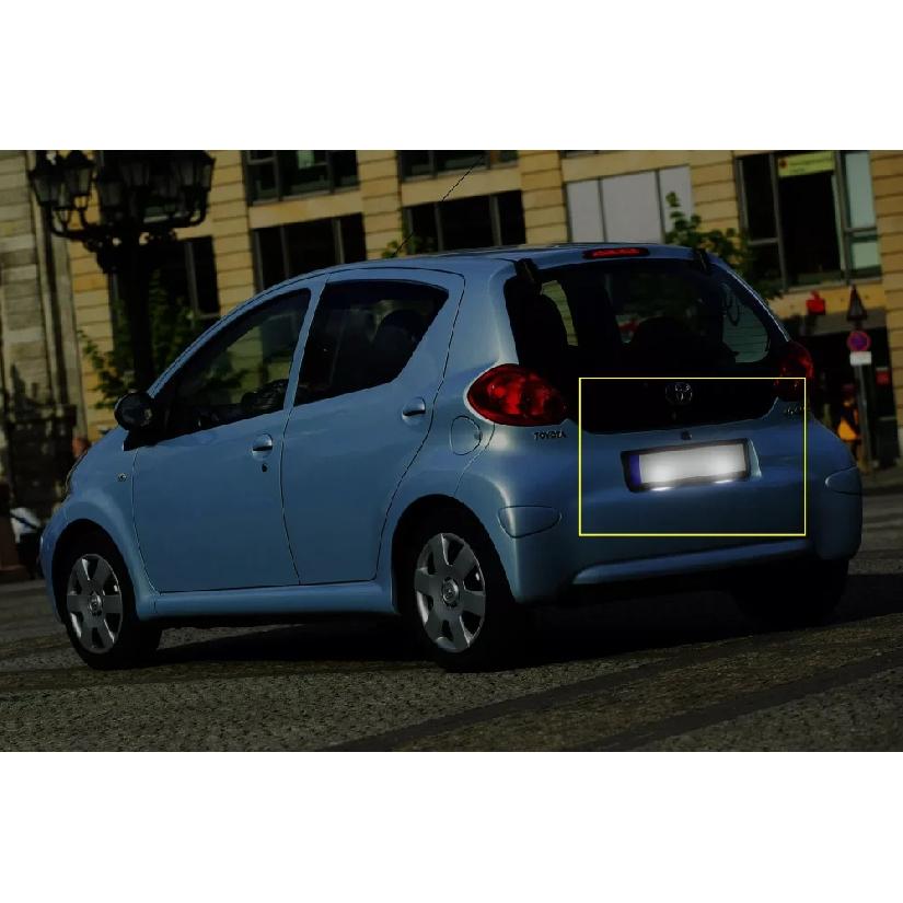 1 пара для Toyota Aygo MK I 2005-2014 светодиодная подсветка номерного знака ксеноновый белый автозапчасти