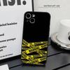 Желтое предупреждение Для Iphone 17 Air 16 Pro Max 15 14 13 Полное покрытие Ударопрочный Чехол MagSafe