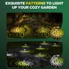 2/4/6 шт. Солнечные садовые водонепроницаемые автоматические фонари включения/выключения IP44 Энергоэффективные сверхъяркие светодиодные газонные лампы