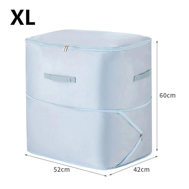 Compression Dustproof Organizer Storage Bag Large Capacity Moisture-proof Clothes Quilt Moving Bag Self Compression Organizer